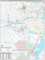 Prince William, Va Carrier Route Wall Map